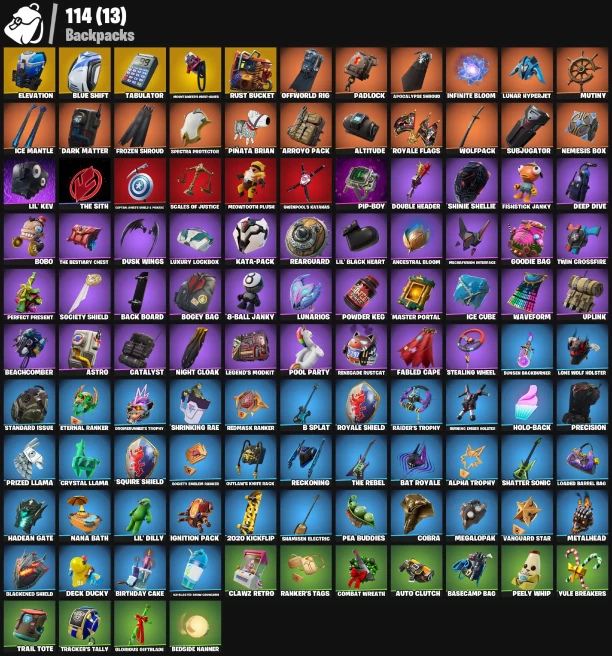 74 skins | Nog Ops | The Reaper | Blue Squire | Royale Knight | Elite Agent | Omega (stage 5) | Aura Analyzer | Fixer |