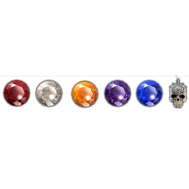 T7 Horadric Gem || Ruby || Diamond || Emerald || Amethyst | Sapphire | Skull | Topaz