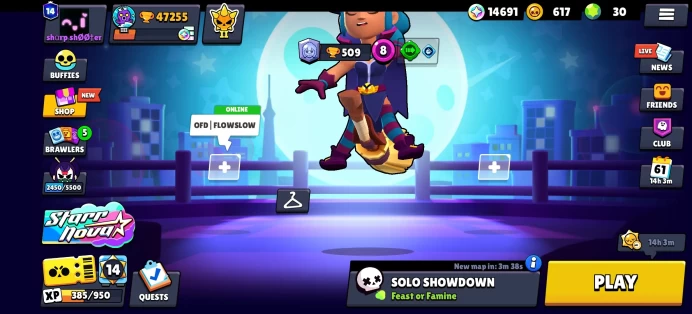 [Code A61] Level 161 / 47k Trophy + 222 Skins / Very Cheap