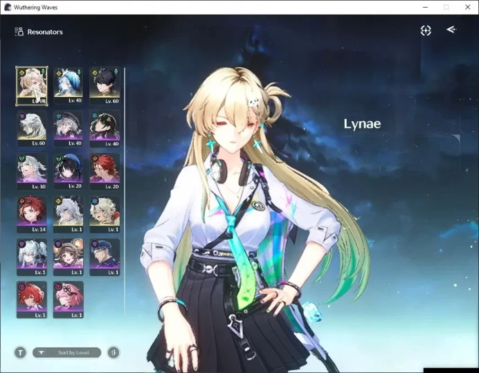 SEA | UL 37 | 2 Limited | Lynae,Shorekeeper | Data Bank Lv 18 | MC Male | Log Kuro+Google | Check SS (WW3249)