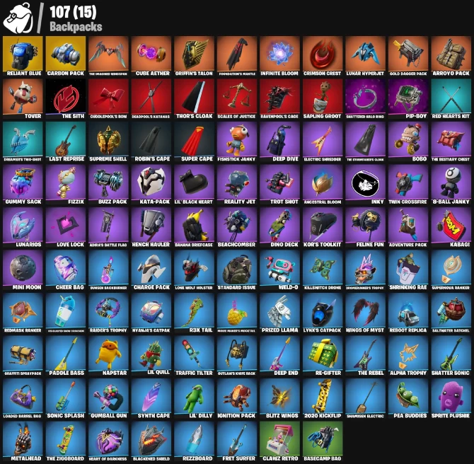 77 skins | Carbon Commando | Trilogy | Sultura | Carbide | The Imagined | Midas | Fade | The Foundation |