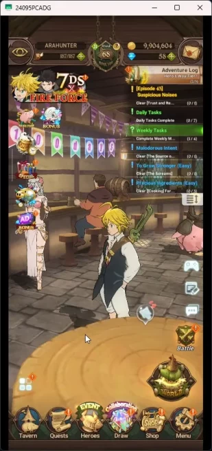 Global | 2,216M CC | 3 UR Merlin&Esca 2/6 , Esca Indomitable , DKM | Collab Konosuba Chek ss 7DS017B