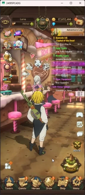 ASIA | 2,4M CC | DM 377 | 4UR Merlin & Escanor, oppressor demon king , DKM 7DS038B