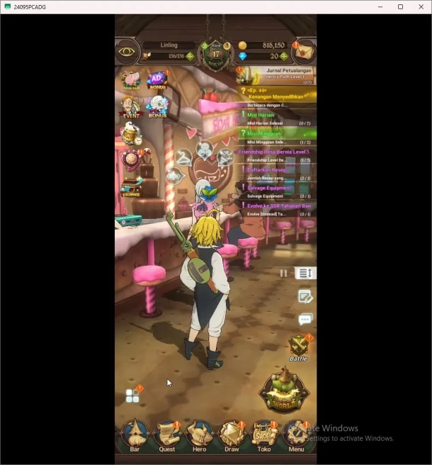 Starter ASIA | 900K CC |1 UR DKM | Full Collab FIRE FORCE | Ch 5 7DS041B