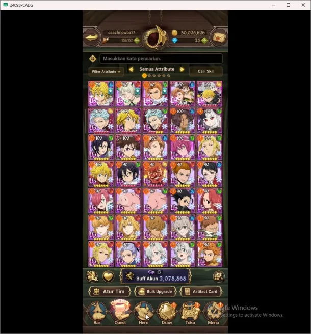ASIA | 2M CC | 5 UR DKM Sabunakm 2/6  Arthur King&Diane Eli&Meli | Collab Cha Hae in Chek ss 7DS042B