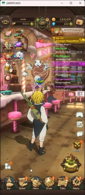 Starter ASIA | 810k CC | Diamond 420 | 2 UR Merlin&Esca DKM | Collab Shinra Tamaki 2/6 7DS049B
