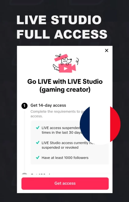 [Instant Delivery] France | Live Studio | Full Access