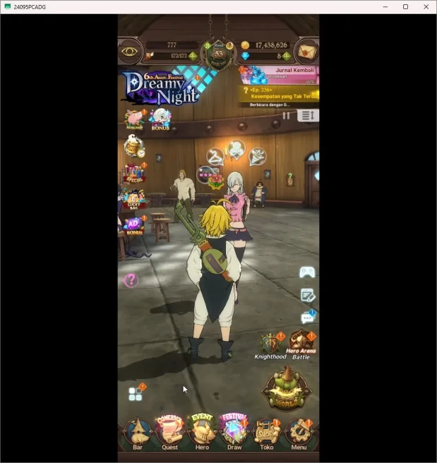 ASIA | 1,6M CC | 6 UR Merlin&Esca 2/6 Salos ODK 2/6 Thor DKM Indomitable Escanor | Collab SJW 7DS064B