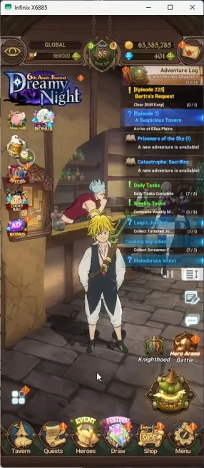 GLOBAL|2LR Brunhild+Elizabeth|8 UR WK Gowther,Thor 2/6,DKM 2/6,Lancelot2/6,ODK 3/6, MerEsca2/6,etc|Full Collab Konosuba, 7DS073B