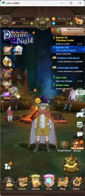 ASIA|2LR Brunhilde+Elizabeth|13 UR Sabunak,DKM 4/6, Mael3/6,KDiane3/6, ODK 5/6,Salos3/6,etc|Collab Konosuba+Fire Force | 7DS082B