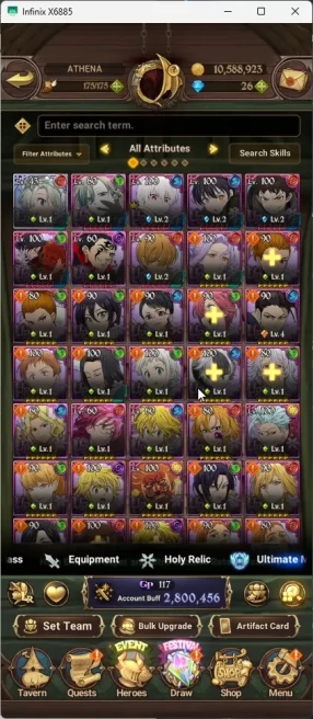 GLOBAL | 2,8M CC | 1 LR Elizabeth | 6 UR, DKM, WK Gowther, Thor, ODK, MerEsca, Salos | Full Collab FF | 7DS086B