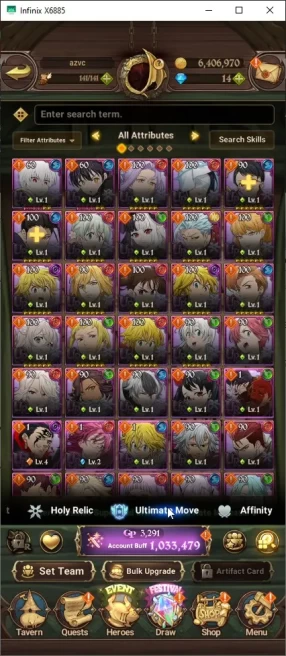 ASIA | 1M CC | Merlin Esca, ODK | Collab 2 FireForce  7DS089B