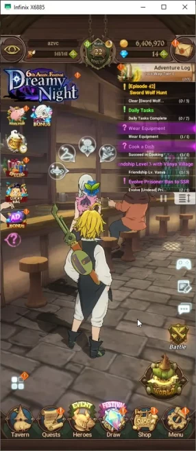 ASIA | 1M CC | Merlin Esca, ODK | Collab 2 FireForce  7DS089B