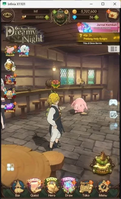 ASIA| starter| 398K CC| Merlin Esca, Chaos Arthur, Oppressor Dk, Ludociel, etc| Check SS| 7DS105B