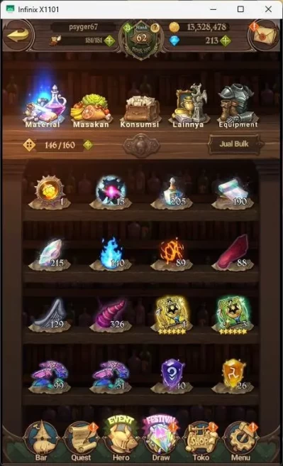 ASIA| 2.7M CC| 1LR elizabeth| UR Salos, Eastin Oppresor DK, etc| Full collab Fireforce| 7DS108B