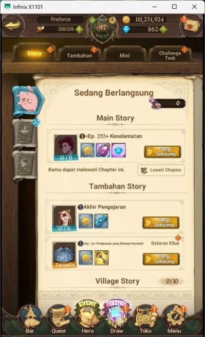 ASIA| 3.07M CC | 1LR Ekizabeth| UR Salos, Merlin&Esca, Tristan, Nanashi,etc |Full collab FF | 7DS111B
