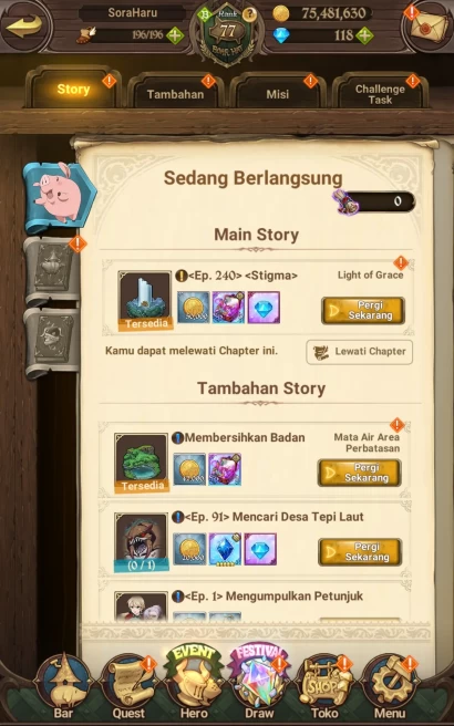 GLOBAL |3.1M CC|UR Merlin&escanor,Salos,Brunhild,Freyr,etc|Full collab FF|check SS| 7DS123B