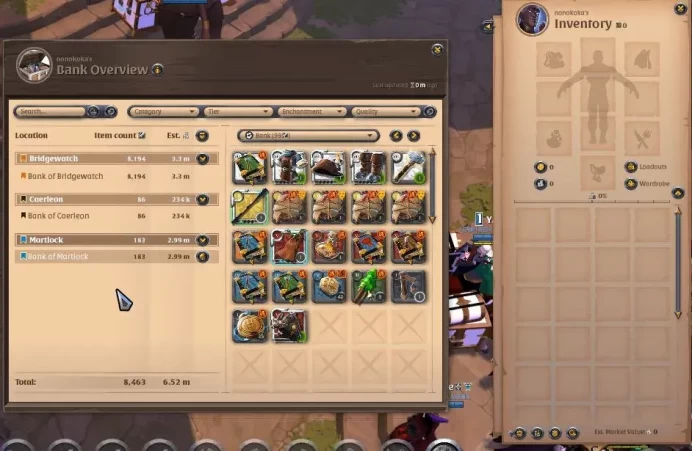 ASIA|9,66M Total Fame - 6,53M Asset |T8 Quarrier - T8 Stone Cutter - T7 Quarterstaff Build|Mount Skin|TakeGmail|(AO820)
