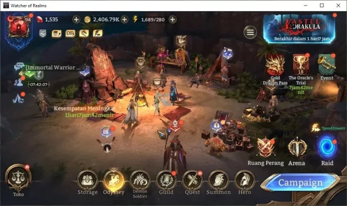GLOBAL 60x|9M Power|3,8K W-Gold|13 Lord[IngridA3,PraetusA2,Valderon,Etc]|79 Legend[WukongA5,DiaochanA2,ErlangA1,Etc]|(WOR1193)