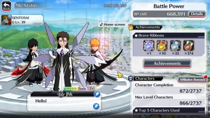 [GLOBAL]|41K Orb|2 New Renewed Ichigo Kurosaki,TYBW25[Yachiru,Nemu],Renewed[Byakuya,Aizen],Kon,Etc|5,9K AccTic|Klab ID|(BBS2640)