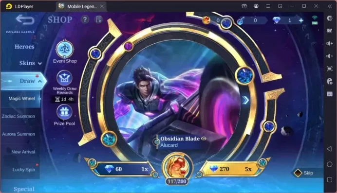 GLOBAL Hero 132 Skin 431 |AOT Yin|Aspirants Guin|MetroZero Roger|KOF Chou|Prime GR|LuckyBox Selena|VenmGS|Mega|Checks ss ML1808B