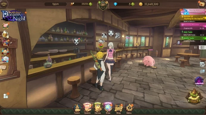 GLOBAL|684k CC|1LR Elizabeth|UR Skuld,OppressorDK,Despair Mael,DKMeliodas,Gelda|more detail check SS|7DS208B