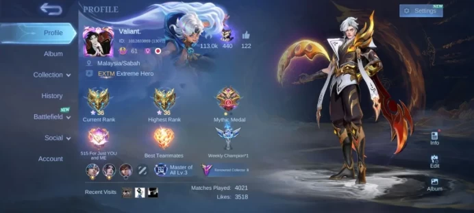 ML209//Level 61 225 Skins Mythic Soul vessels Amon Naruto suyou LUCKY Hanabi Alice Johnson 22 Dulex vessels recall MC 88 draw