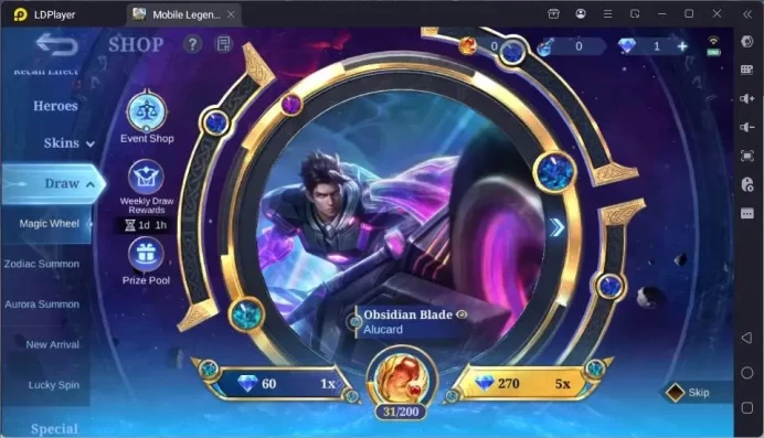 GLOBAL Hero 108 Skin 220|Star Kagura|LBox Claude|Seiya Badang|Zodiac Odette|Epic Mathilda|Dtamer Valir|Renowned|ML1814B
