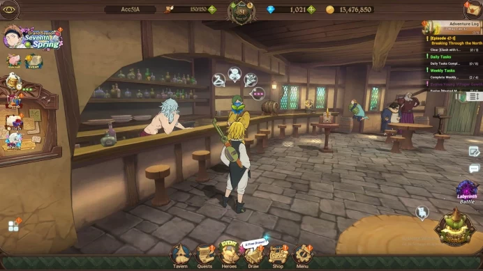 ASIA|DM 1.021|1M CC|UR Demon King Meliodas,etc|Take Mail|Check SS|7DS245B