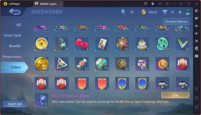 GLOBAL Hero 80 Skin 167|Star Kagura|Zodiac Mino|Seiya Badang|Covenant Lylia|Epic Aurora|Star Zetian|Expert|ML1815B