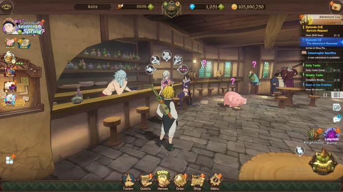 ASIA|1.9m CC|DM 1051|2LR Roxy,Elizabeth|Full collab FF|UR Meresca,OppressorDK,DKMeliodas,etc|Take mail|check SS|7DS251B