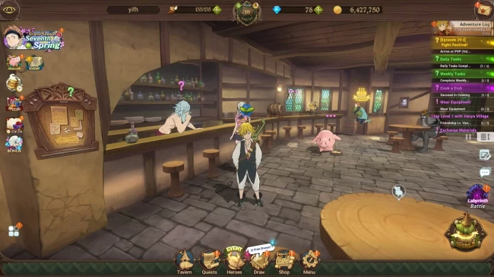 GLOBAL|421k CC|UR OppressorDK,Mael,Sabunak,DKMeliodas,etc|Take mail|check SS|7DS270B