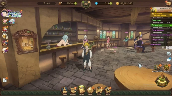 ASIA|1.1m CC|DM 214|1LR ELizabeth|UR Demon King Meliodas,etc|Take mail|check SS|7DS306B