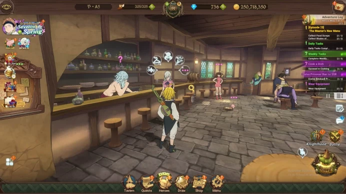 ASIA|1m CC|DM 736|1LR Elizabeth|Collab Tamaki Kotatsu|UR Demon King Meliodas,etc|Take mail|check SS|7DS308B