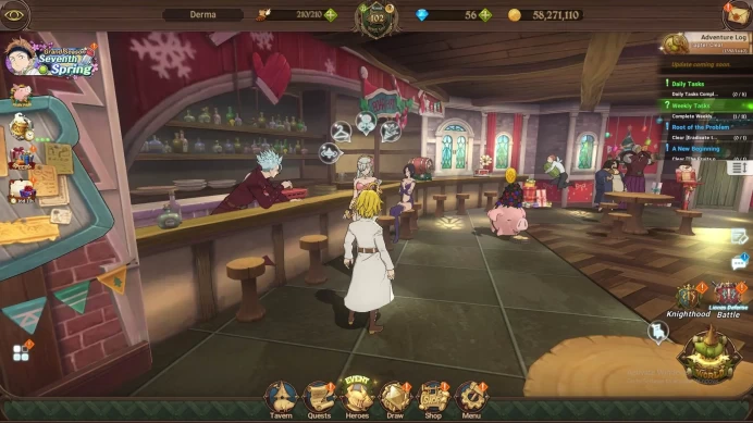 GLOBAL|5.2M CC|LS 72|2LR Cusack,Merlin|Full Collab Konosuba|13 UR Meresca5/6,Tristan,Gowther4/6,etc|Detail Check SS|7DS326B