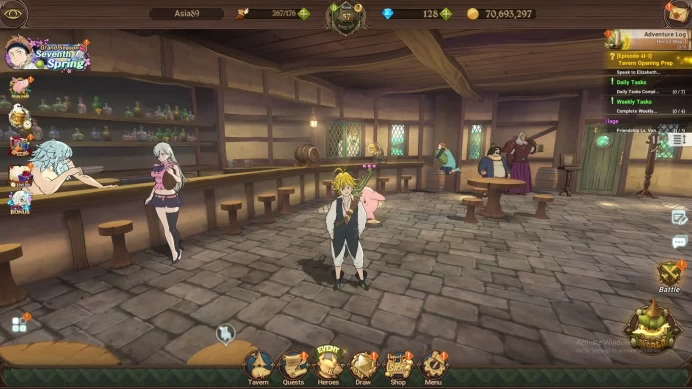 ASIA|1.5M CC|DM 128|UR Skuld2/6,Chaos Arthur,DK Meliodas,etc|Detail Cek SS|7DS345B