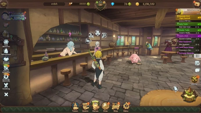 GLOBAL|276K CC|4 UR Salos, OppressorDK, Mael, DKMeliodas,etc|Starter|Detail Check SS|7DS350B