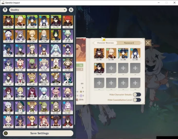 Asia|AR56|5 Limit +5(*5Wep)|(Kazuha,Yelan)+Sign,Hutao,Wanderer,Wriothesley|Mc Male|TakeMail|(GI6265)