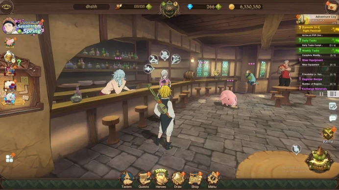 GLOBAL|Starter|DM 266|349k CC|4 UR ODk,Gowther,Chaos Arthur,DKM 2/6,etc|Detail Check SS|7DS360B