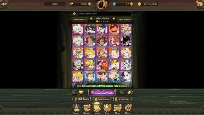 GLOBAL|Starter|653k CC|4 UR Meresca,Lancelot,Thor,DKM,etc|Detail Check SS|7DS362B