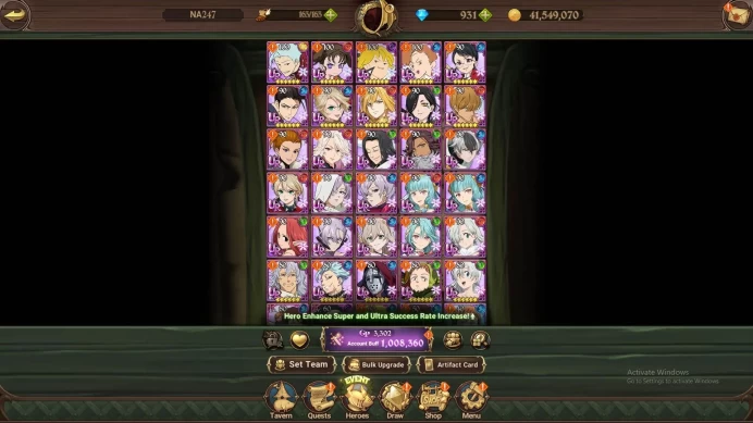 GLOBAL|1M CC|DM 931|3 UR King&Diane,OppressorDK,DKMeliodas,etc|More Detail Check SS|7DS366B