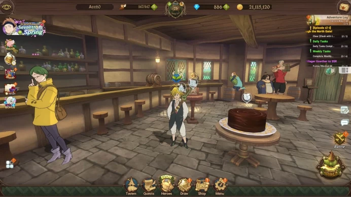 GLOBAL|1.6M CC|DM 886 + LS 100| LR Helbram | UR Demon King Meliodas,etc|Check SS|7DS396B