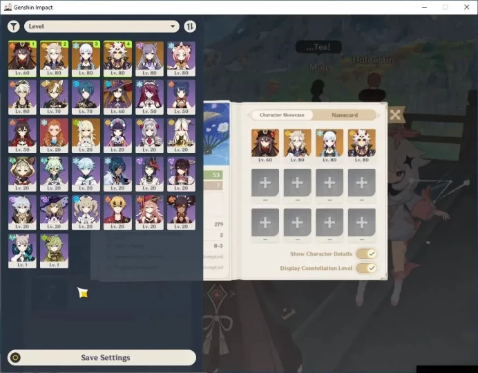 ASIA|AR 53|4 Limited+1(*5Weapon)|Hutao,Ayaka,Arataki,Albedo|Mc Female|Reoni ON|TakeMail|Check(GI6267)