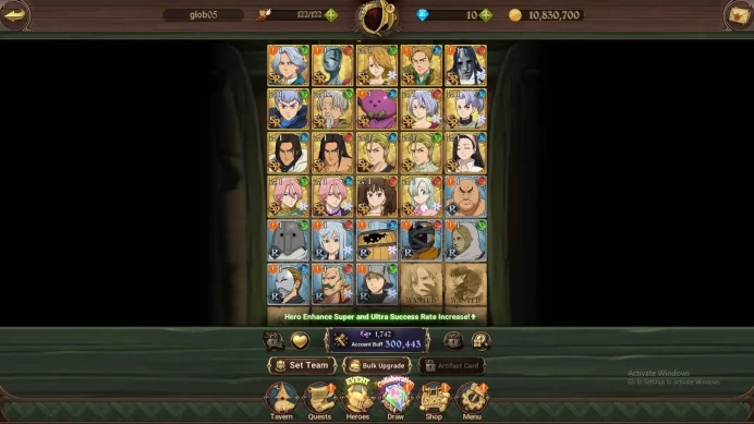 GLOBAL | 300K CC | Re-Zero RC Emilia, Priscilla, Rem, FW Emilia | 5 UR T Ban, Diane, Meliodas, Freyja, Tarmiel |Check ss 7DS472B