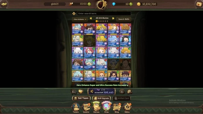 GLOBAL | 300K CC | Re-Zero RC Emilia, Priscilla, Rem, FW Emilia | 5 UR T Ban, Diane, Meliodas, Freyja, Tarmiel |Check ss 7DS472B