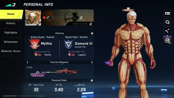 ASIA |ETHERNAL=SPEAR(LVL1),UZI(LVL3)|COLLAB=M700,KAG-6|ULTRA=BTY KNIFE,UMP45,QBZ95,P90.INP-9|LIMITED=AR97,MP7|CEK SS BS630B