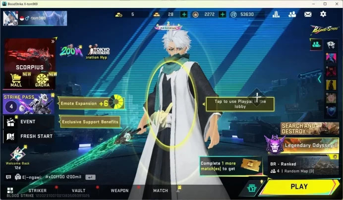 ASIA | Collab MCX-EVA-00 | 3 Limited Skins | 10 Legendary Skins | Ultra Sword-Voidedge|Collab ETHAN |Collab SPIKE|CEK SS BS661B