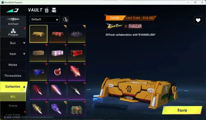 ASIA |ETERNAL=SPEAR(LVL2)|LIMITED=RPK,MP155|COLLAB=MCX,SCAR|ULTRA=QBZ95,AR97,VECTOR MORE DETAIL CEK SS BS678B