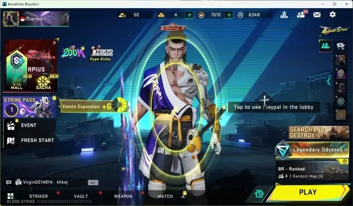 ASIA|ETERNAL=SCAR(LVL3),P90(LVL3)|ULTRA=TALON,DUAL BLADE,M4A1,VECTOR,AK47,KAG-6,M700,VSS,FAL,QBZ95 MORE DETAIL CEK SS BS681B