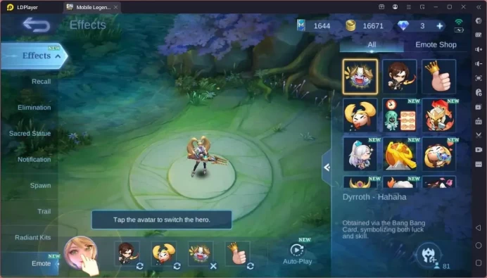 GLOBAL Hero 81 Skin 84|skin epic 6|dragon tamer valir|lightborn tigreal|venom harley|naruto vale|Check SS ML1817B
